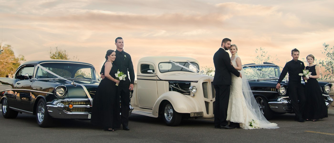 Classic Chevrolet wedding car hire melbourne